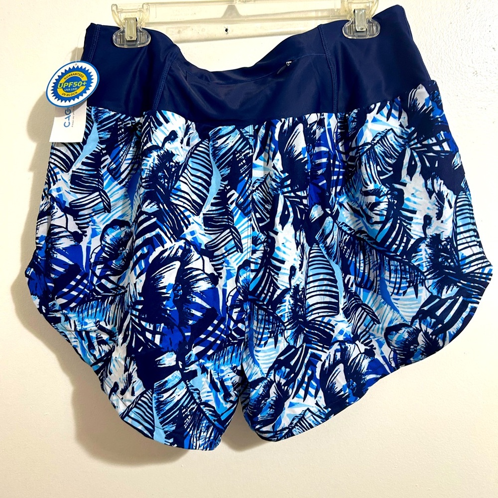 Tropical Blue Women's Board Shorts‎